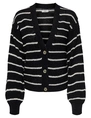 Jacqueline de Yong JDYELLEN L/S V-NECK STRIPE CARDIGAN 15328338