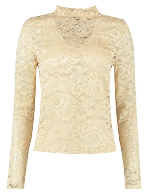 Jacqueline de Yong JDYGISELE L/S HIGHNECK LACE TOP JRS 15275042