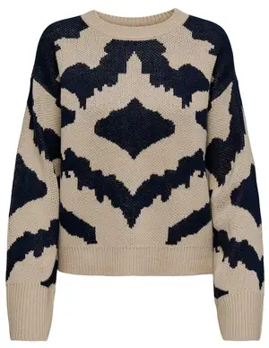 Jacqueline de Yong JDYJACQUEL L/S O-NECK JAQ PULLOVER 15309532