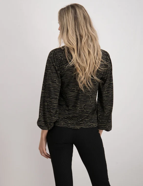 Jacqueline de Yong JDYKIRKBY LILJE L/S AOP TOP JRS 15244525