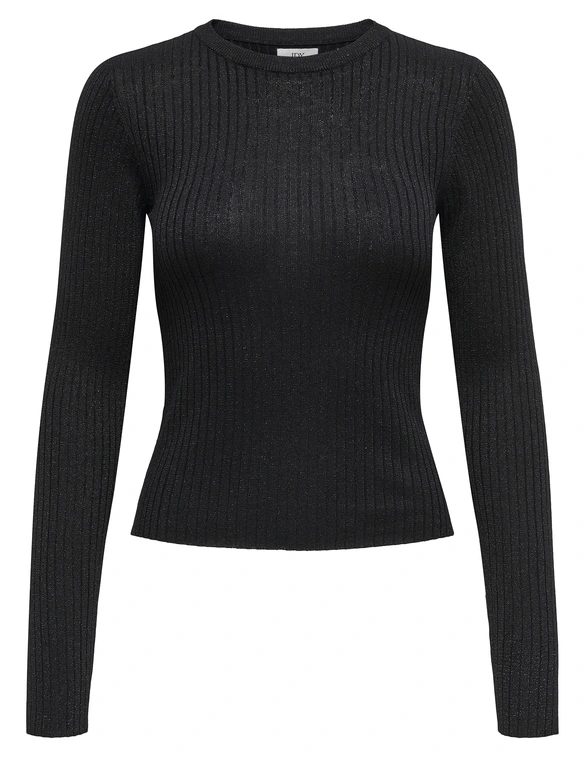 Jacqueline de Yong JDYPLUM LUREX L/S O-NECK PULLOVER K 15330569