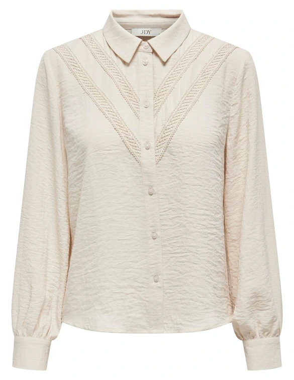 Jacqueline de Yong JDYRACHEL L/S LACE SHIRT WVN 15323271