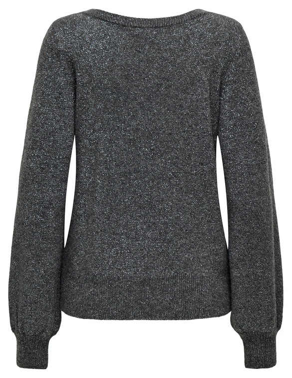Jacqueline de Yong JDYRUE GLITTER L/S BOAT PULLOVE KNT 15330648