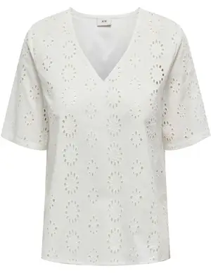 Jacqueline de Yong JDYTALLIE S/S V-NECK TOP WVN 15328180