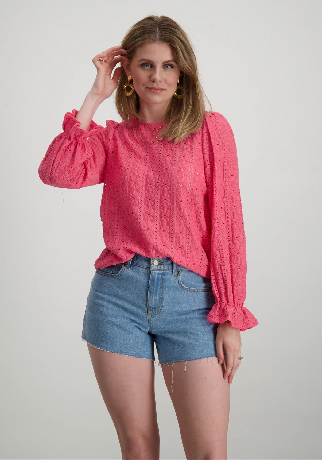 Jacqueline de Yong JDYWILLOW L S BLOUSE JRS EXP 15334500 rose 1 kopen bij The Stone