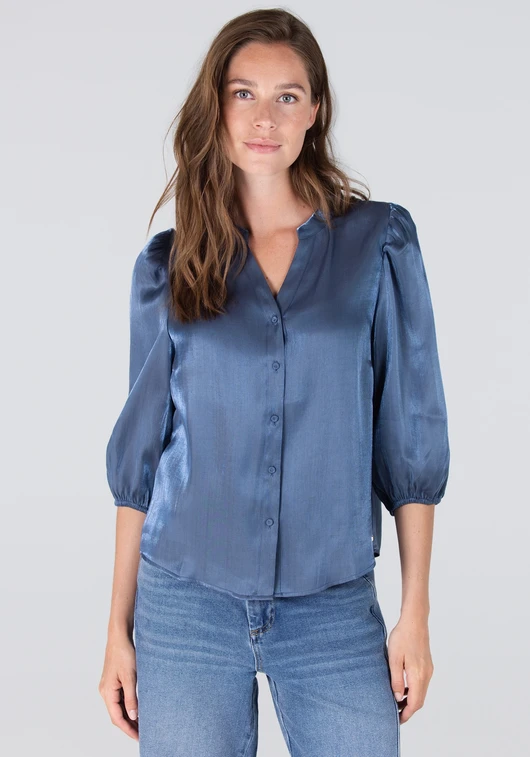 Jansen Amsterdam BO BLOUSE SQL 782 3/4 puff sleeve BO W25