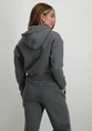 Malelions CROPPED ZIPPED HOODIE MD1-AW24-27
