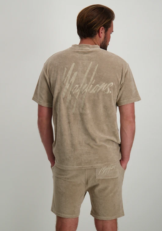 Malelions Malelions Men Signature Towelling T-shirt MM3-SS25-25