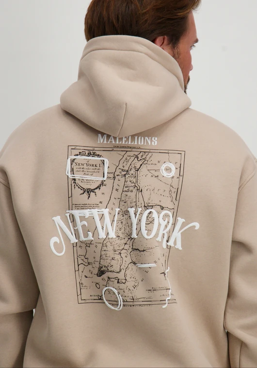 Malelions MEN NEW YORK HOODIE MM1-AW24-53
