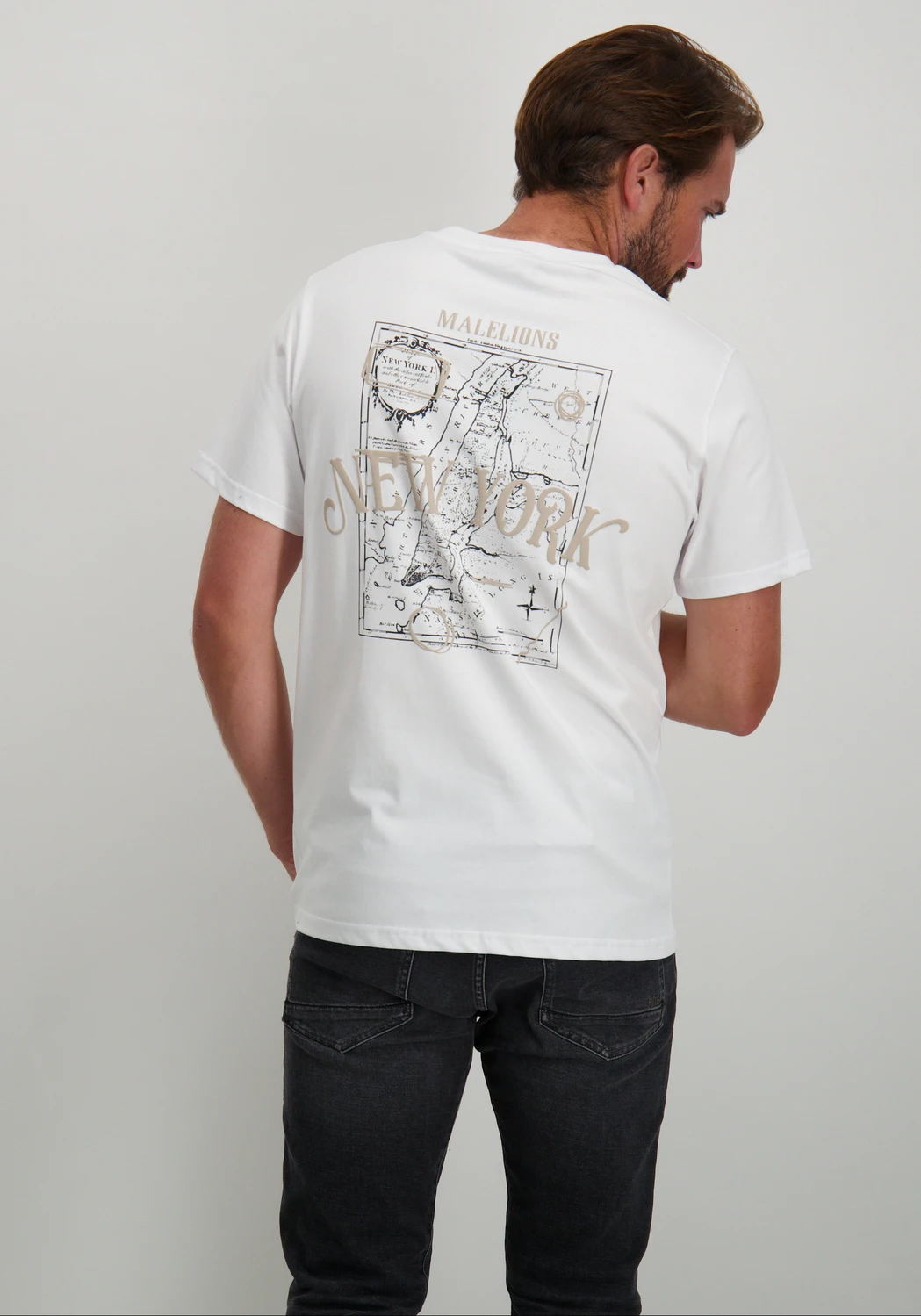 Malelions wit shirt best sale
