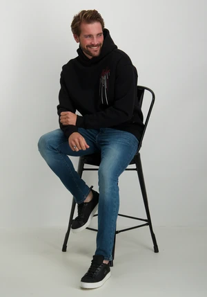 Malelions MEN OVERSIZED PAINTER HOODIE MM1-AW24-15