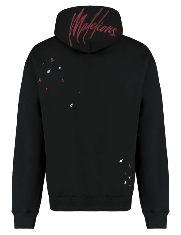 Malelions MEN OVERSIZED PAINTER HOODIE MM1-AW24-15