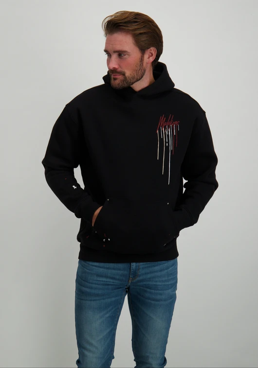 Malelions MEN OVERSIZED PAINTER HOODIE MM1-AW24-15