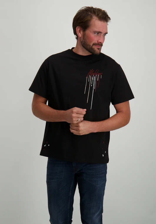 Malelions MEN OVERSIZED PAINTER T-SHIRT MM1-AW24-19