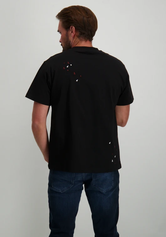 Malelions MEN OVERSIZED PAINTER T-SHIRT MM1-AW24-19