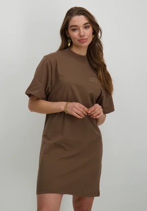 Malelions Women Paradise T-shirt Dress MD3-SS24-23