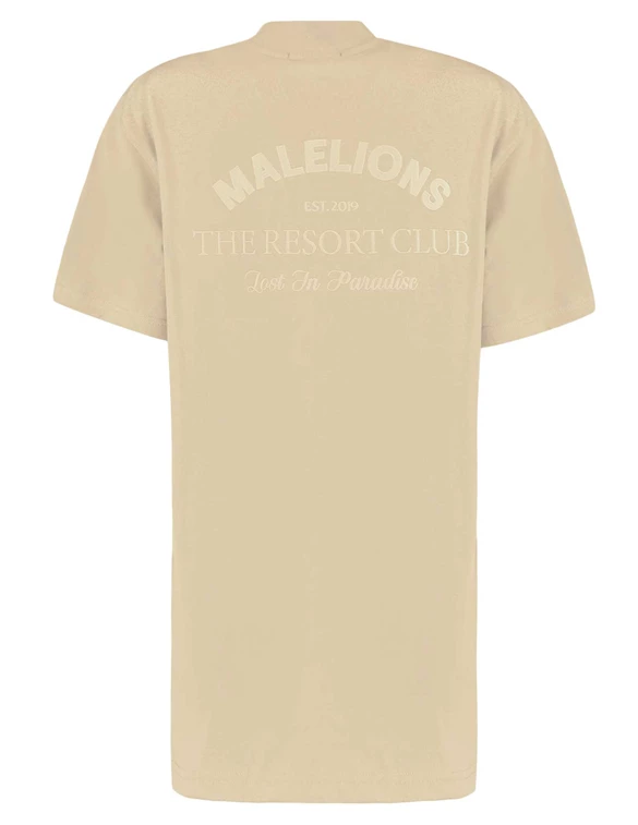 Malelions Women Paradise T-shirt Dress MD3-SS24-23