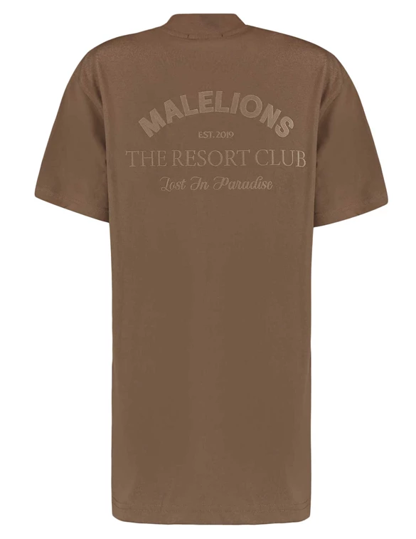 Malelions Women Paradise T-shirt Dress MD3-SS24-23