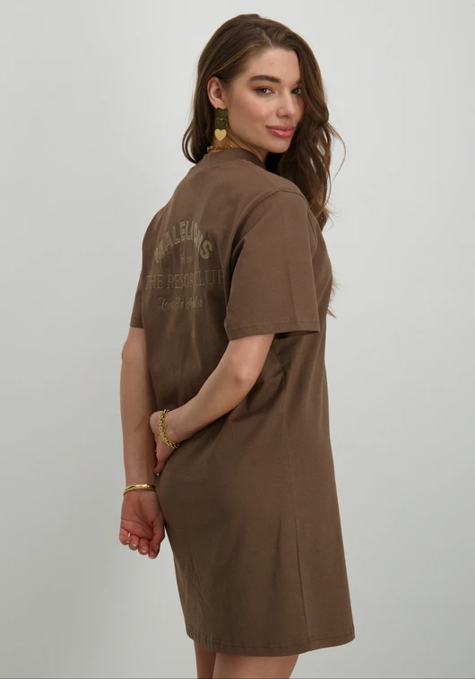 Malelions Women Paradise T-shirt Dress MD3-SS24-23