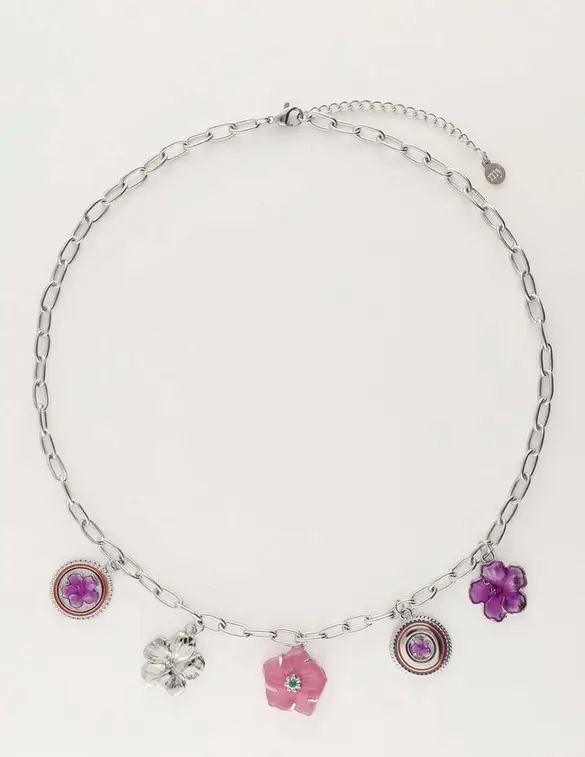 My Jewellery 5 flower charm necklace MJ10803
