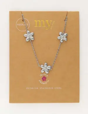 My Jewellery 5 island flowers necklace MJ10806