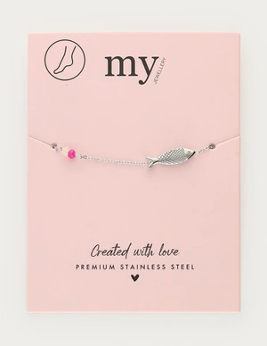 My Jewellery Anklet beads fish MJ12915