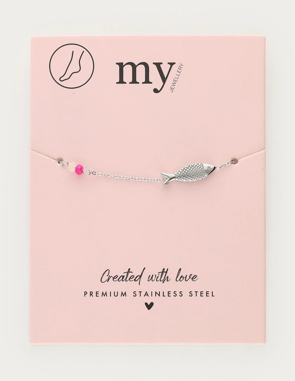 My Jewellery Anklet beads fish MJ12915