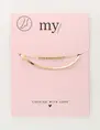 My Jewellery Anklet chain & cubes MJ10423