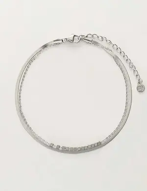 My Jewellery Anklet chain & cubes MJ10423