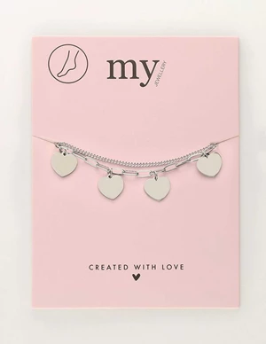 My Jewellery Anklet chain & heart MJ10426