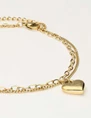 My Jewellery Anklet chain & love life heart MJ10419