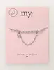My Jewellery Anklet chain & strass MJ10421