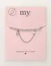 My Jewellery Anklet chain & strass MJ10421