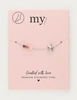 My Jewellery Anklet colour beads star MJ12913