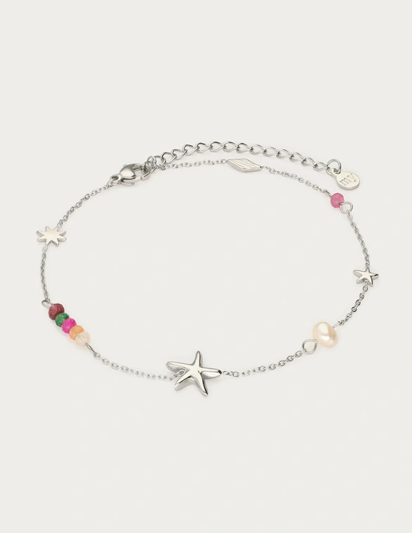 My Jewellery Anklet colour beads star MJ12913