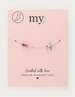My Jewellery Anklet colour beads star MJ12913