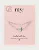 My Jewellery Anklet double chain beads shell MJ12914