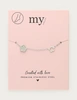 My Jewellery Anklet flower pearl MJ12916