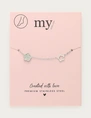 My Jewellery Anklet flower pearl MJ12916