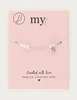 My Jewellery Anklet pearl chain heart MJ12912