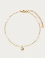 My Jewellery Anklet pearl chain heart MJ12912