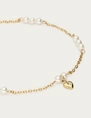 My Jewellery Anklet pearl chain heart MJ12912