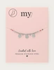 My Jewellery Anklet red beads coins MJ12911