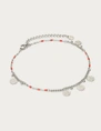 My Jewellery Anklet red beads coins MJ12911