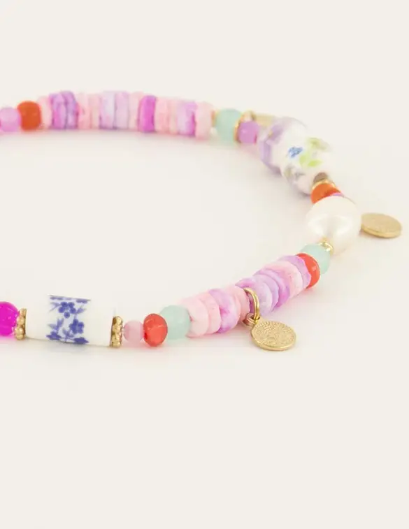 My Jewellery Anklet with pearls and coins MJ08274
