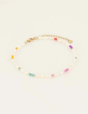My Jewellery Anklet with pearls and stones MJ08276