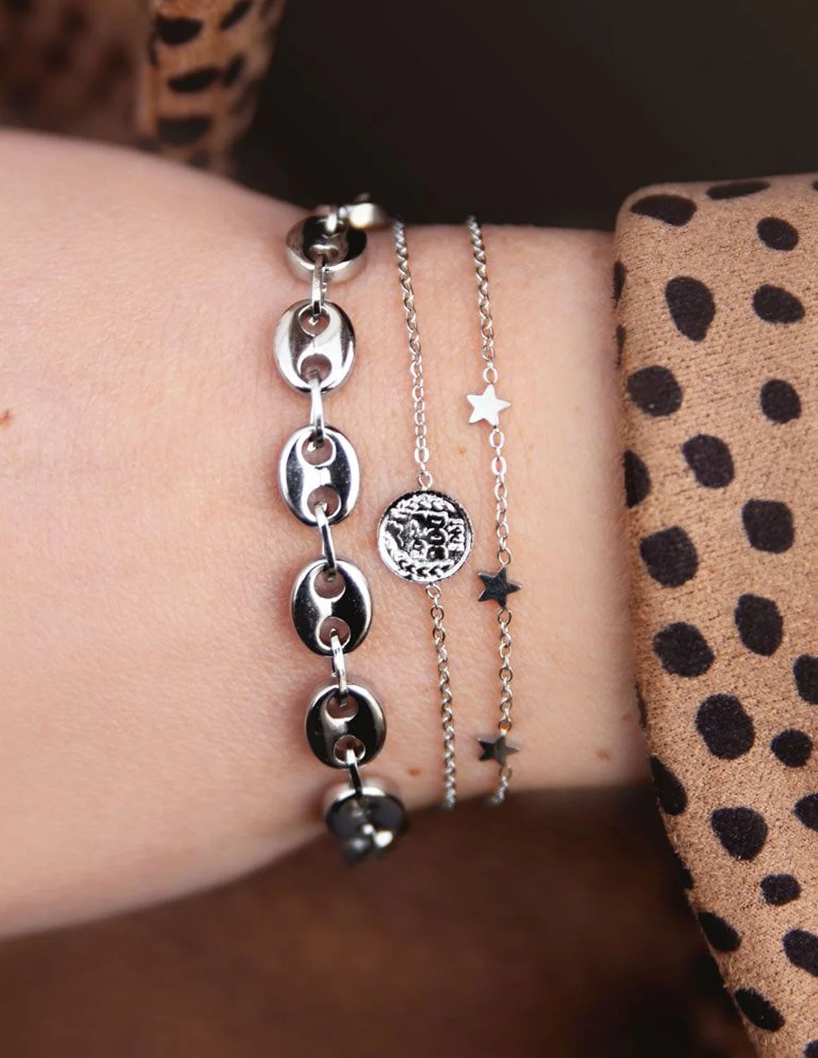 Startpunt accu Klant My Jewellery Armband 3 sterren MJ01899 zilver kopen bij The Stone