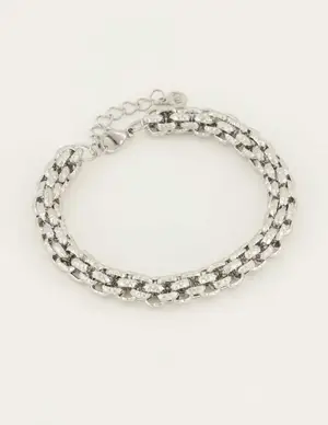 My Jewellery Armband chunky schakels motief MJ04279