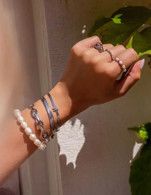 My Jewellery Armband met grote parels MJ05419