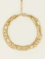 My Jewellery Armbandje drielaags bolletjes MJ04878